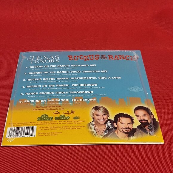 The Texas Tenors Ruckus On The Ranch CD 2015 New Sealed - Picture 4 of 6